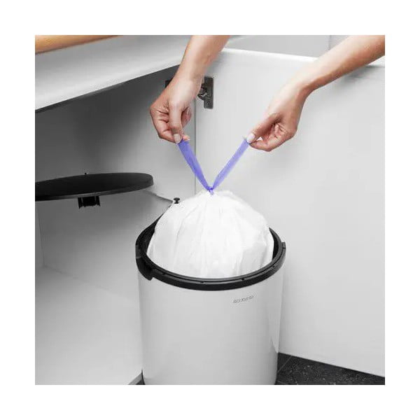 Balta iebūvēta tērauda atkritumu tvertne 15 l – Brabantia-image-2