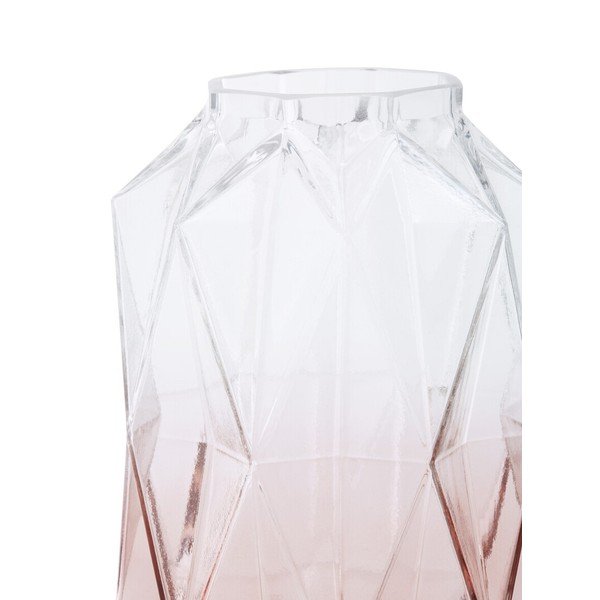 Rozā stikla vāze (augstums 28 cm) Brice – Premier Housewares-image-2