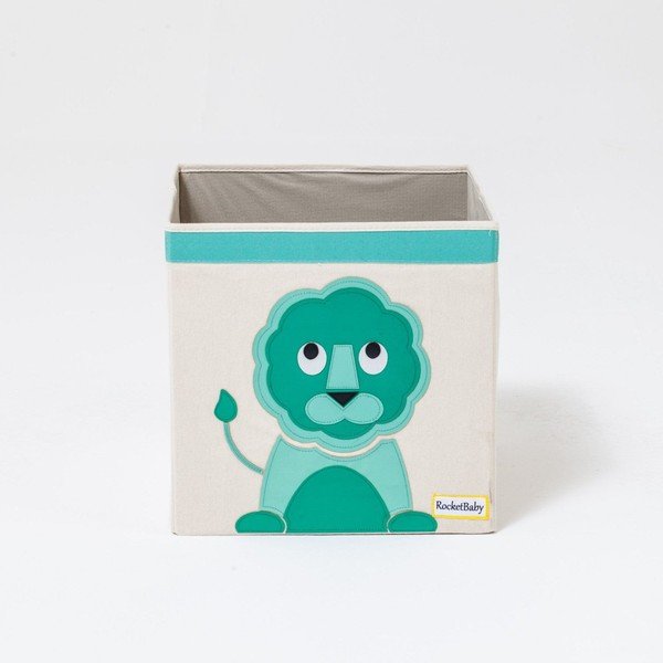 Auduma uzglabāšanas kaste bērniem Eddy the Lion – Rocket Baby-image-1