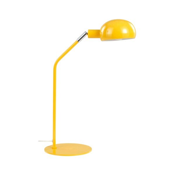 Dzeltena tērauda galda lampa ar saliekamu konstrukciju (augstums 59 cm) Lincon – Jotex-image-3
