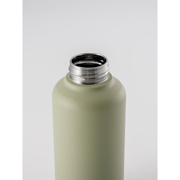 Gaiši zaļa nerūsējošā tērauda ūdens pudele Equa Timeless, 1 l-image-1