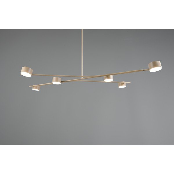 Bēša metāla piekaramā lampa Coda – Trio Select-image-2
