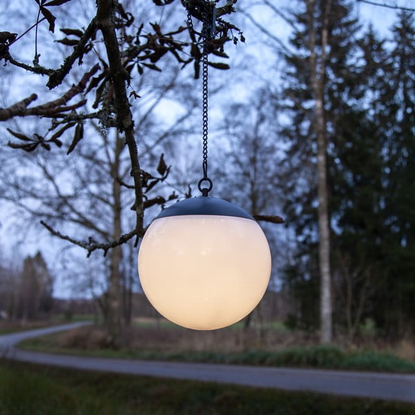 Piekarama āra lampa ar saules baterijām Star Trading Globus, ø 20 cm