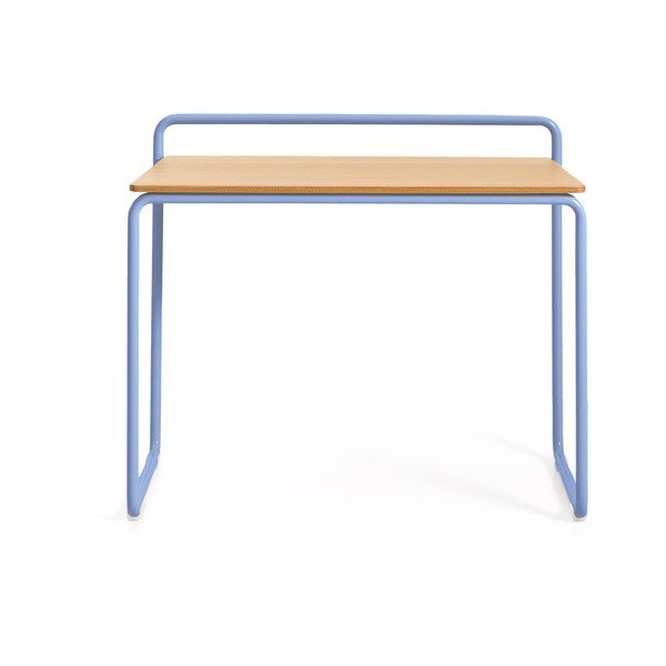 Bērnu rakstāmgalds ar oškoka imitācijas galda virsmu 45x82 cm Tinn – Kave Home-image-2