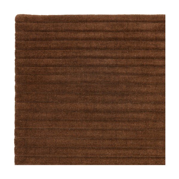 Tumši brūns ar rokām darināts vilnas paklājs 160x230 cm – Asiatic Carpets-image-3