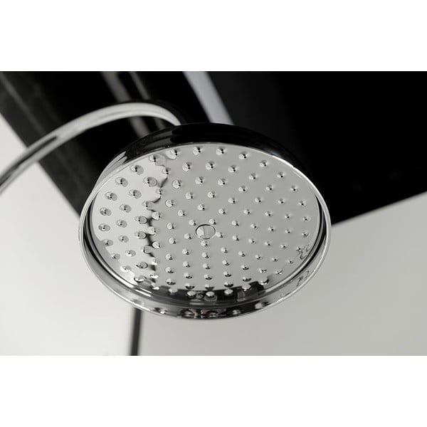 Spīdīgas sudraba krāsas misiņa dušas komplekts ar dušas galvu/ar rokas dušu 142 cm Antea – Sapho-image-2