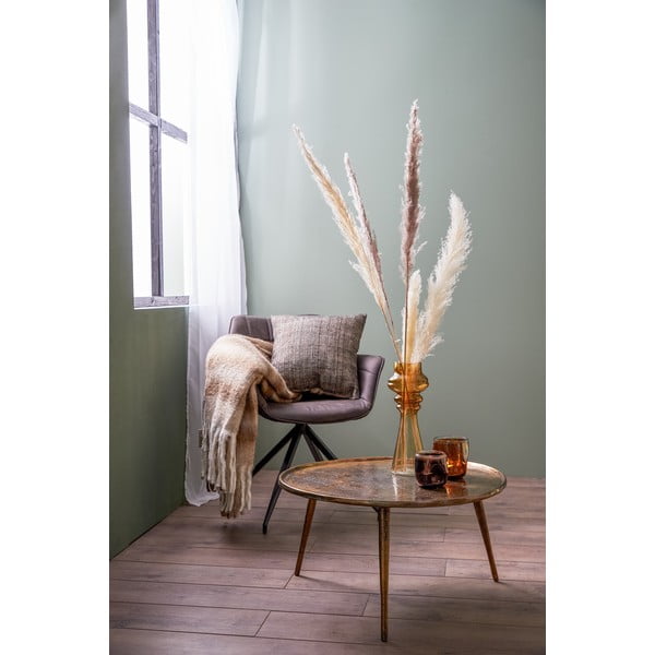 Bronzas krāsas metāla apaļš žurnālgaldiņš ø 67,5 cm Babina – Light & Living-image-1