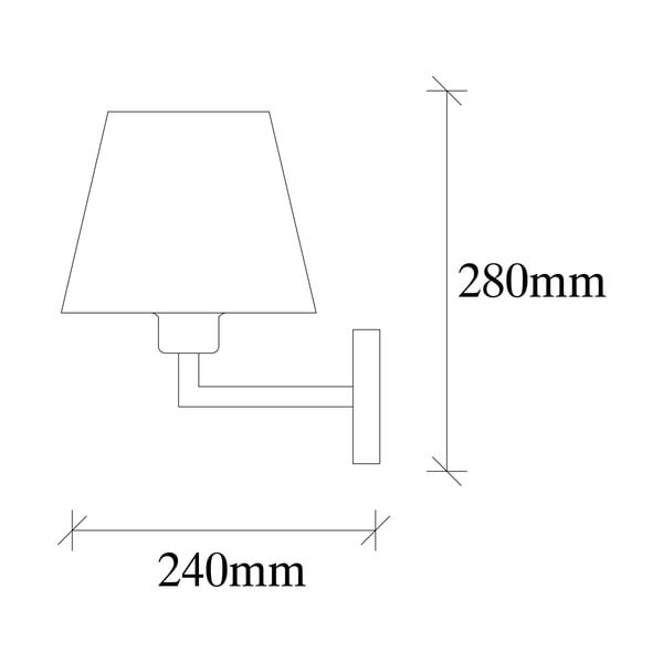 Sienas lampa zelta krāsā Opviq lights Profile-image-3