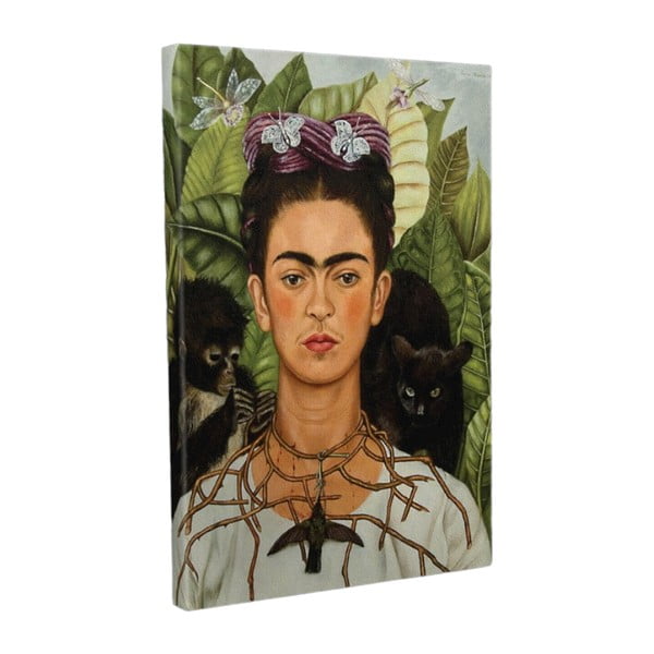 Gleznas reprodukcija uz audekla Frida Kahlo, 30 x 40 cm-image-2