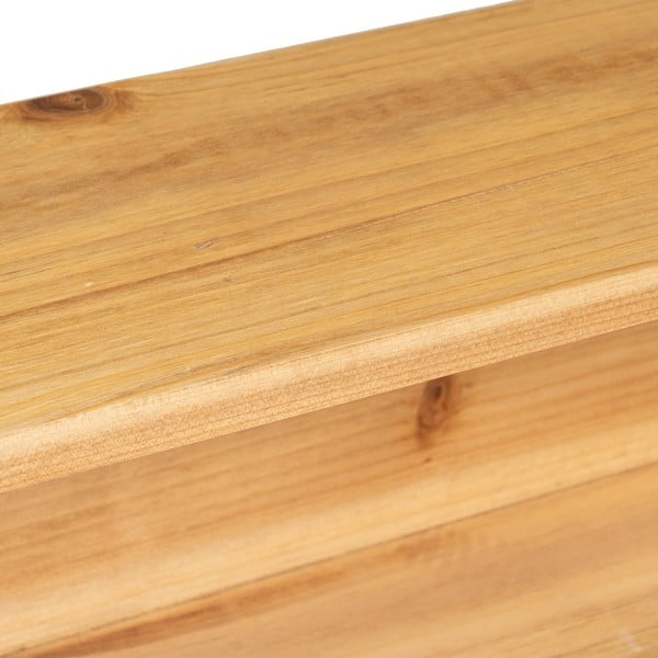 Dabīga toņa papeles masīvkoka sienas plaukts bildēm 60 cm Aspen – Casa Selección-image-4