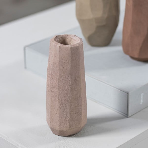 Rozā polirezīna vāze (augstums 15,5 cm) Nuki – Mette Ditmer Denmark-image-1