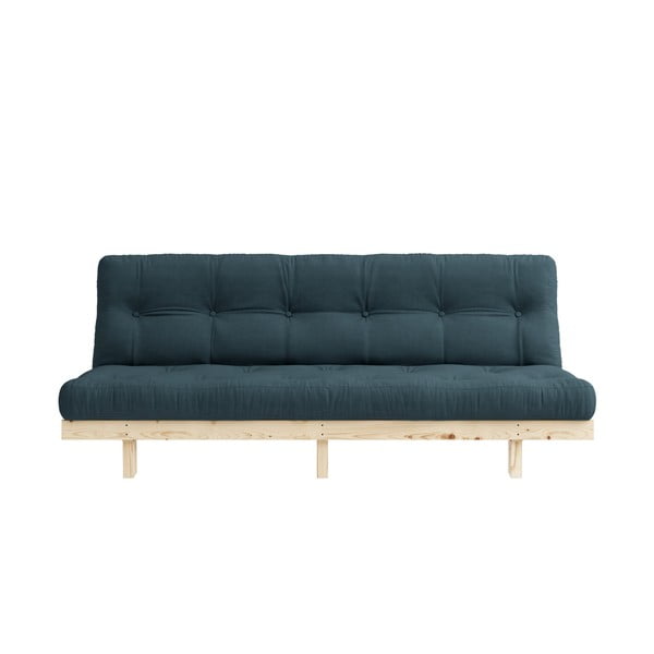 Izvelkamais dīvāns Karup Design Lean Raw Petrol Blue