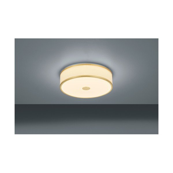 Griestu lampa zelta krāsā Trio Agento LED, ø 40 cm-image-1