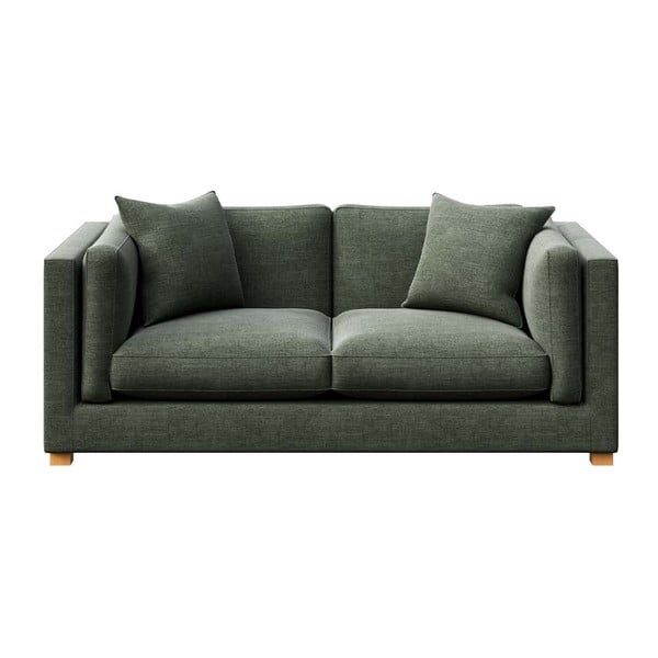 Zaļš dīvāns 195 cm Pomo – Ame Yens