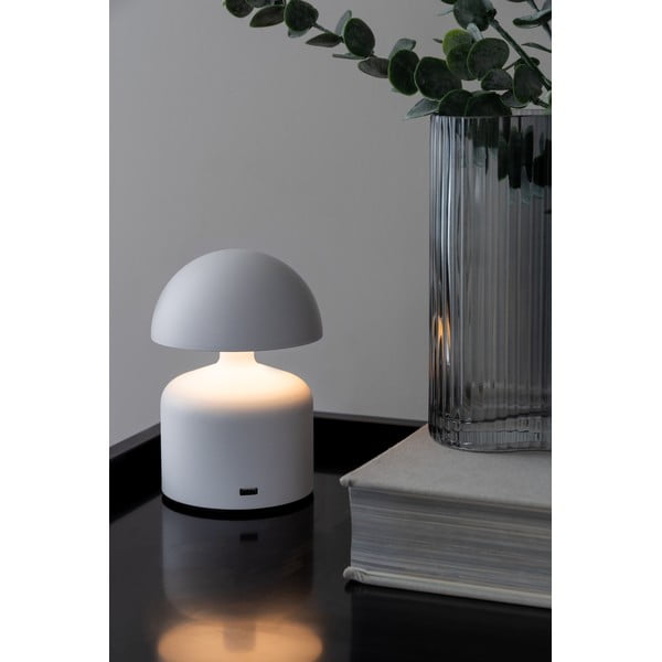 Balta LED galda lampa (augstums 15 cm)  Impetu  – Leitmotiv-image-1