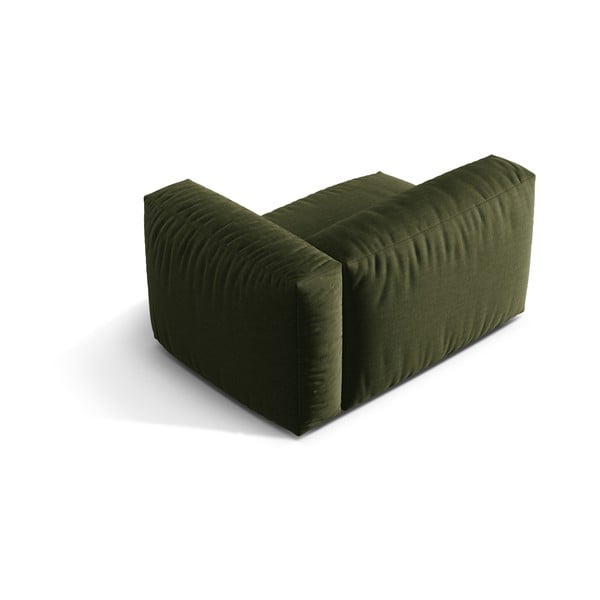 Zaļa modulārā dīvāna daļa (ar labo stūri) Martina – Micadoni Home-image-2