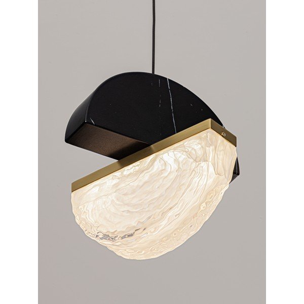Melna metāla LED piekaramā lampa ar regulējamu spilgtumu ø 16 cm Dorin – Nova Luce-image-2