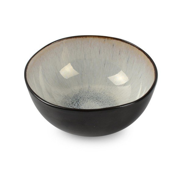 Melna/bēša akmensmasas bļodiņa 390 ml Lunar – Salt&Pepper