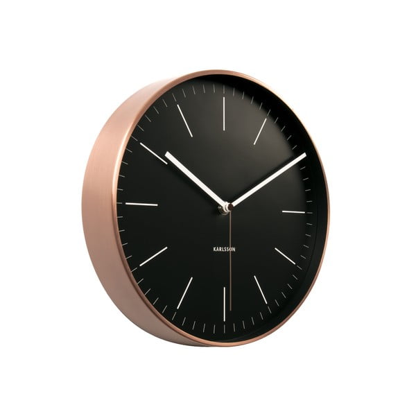 Pulkstenis Present Time Minimal Black-image-1