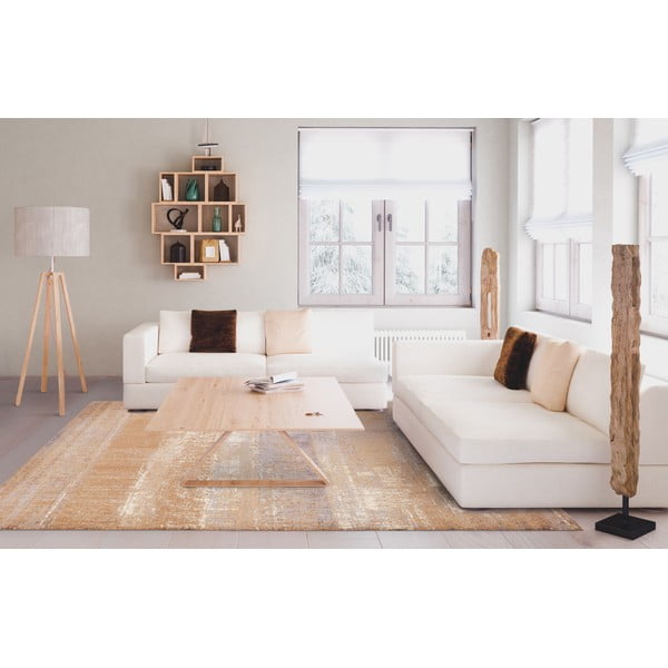 Brūns vilnas paklājs 133x180 cm Layers – Agnella-image-1