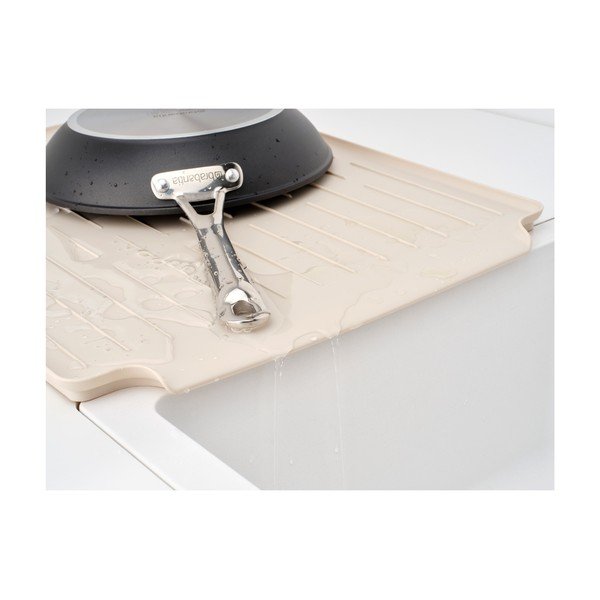 Bēšs metāla divu līmeņu trauku žāvētājs 42x51 cm – Brabantia-image-3