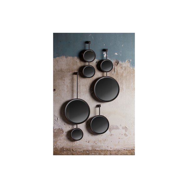 Dubultais apaļais sienas spogulis BePureHome Ķēde, garums 58 cm-image-4