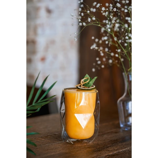 Dubultsienu lates glāzes (2 gab.) Vialli Design Geo, 250 ml-image-4