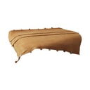 Sinepju dzeltens flīsa gultas pārklājs 150x200 cm Pom Pom – Mijolnir