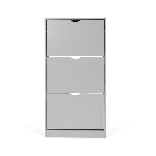 Pelēks atverams apavu plaukts 60x118x24 cm Stelo – Bonami Essentials-image-3