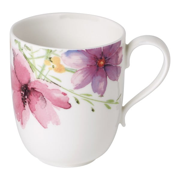 Porcelāna krūze ar ziedu motīvu Villeroy & Boch Mariefleur Tea, 430 ml