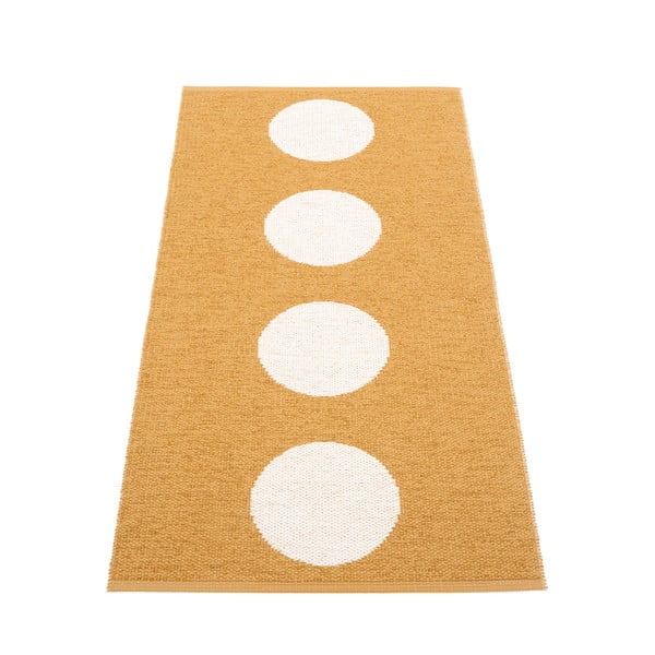 Okera dzeltens iekštelpu un āra celiņa paklājs 70x150 cm Vera Ochre – Pappelina