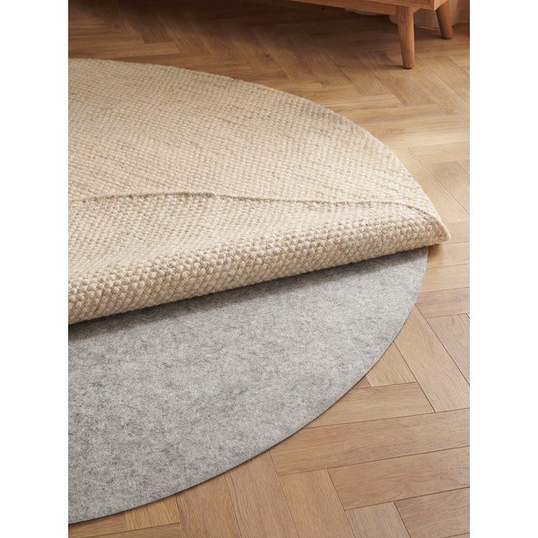 Neslīdošais paklājs ø 100 cm Solid – Vikosa-image-2