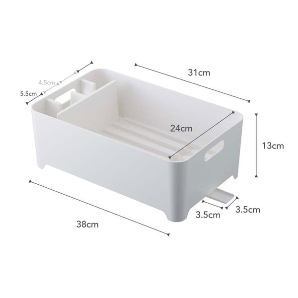 Balts trauku žāvētājs YAMAZAKI Tower-image-4