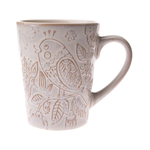 Krēmkrāsas keramikas krūze 300 ml Bloom – Dakls