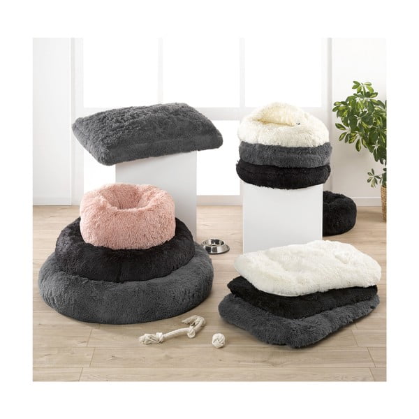 Tumši pelēka gulta suņiem 55x87 cm – Love Story-image-2