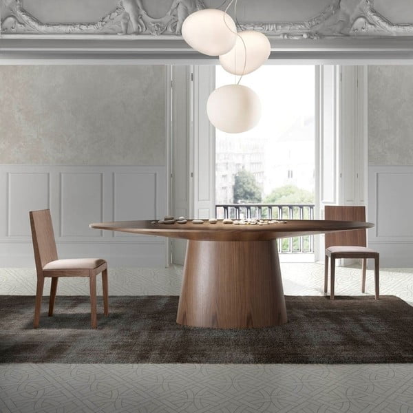 Ovāls ēdamgalds no valrieksta finiera Ángel Cerdá Luis-image-3