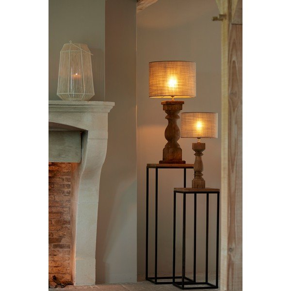 Bēšs abažūrs ø 30 cm Caden – Light & Living-image-1