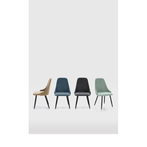 Gaiši zaļi pusdienu krēsli (4 gab.) Mani – Marckeric-image-1