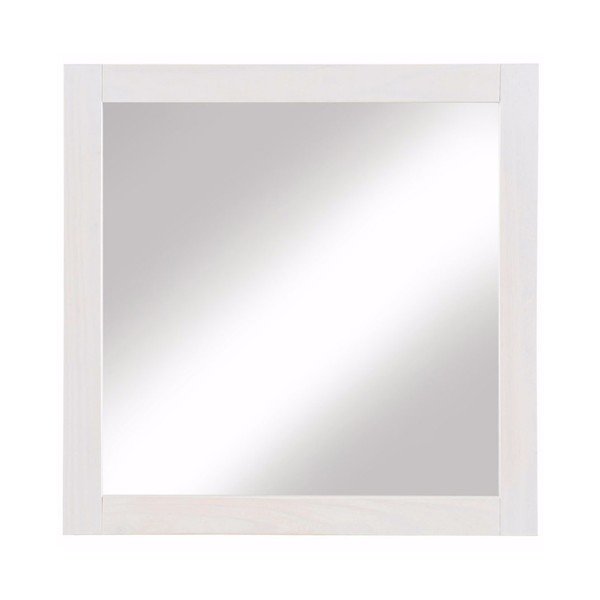 Balts sienas spogulis no priedes masīvkoka Støraa Cabana-image-1