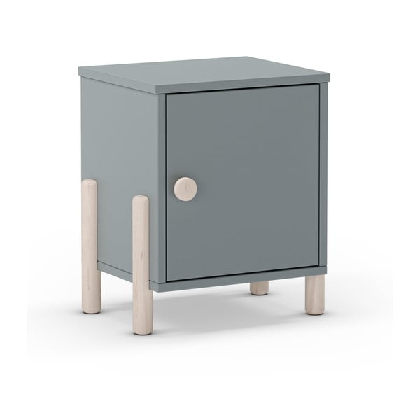 Dūmakaini zaļš priedes masīvkoka bērnu naktsskapītis Enola – Marckeric-image-2