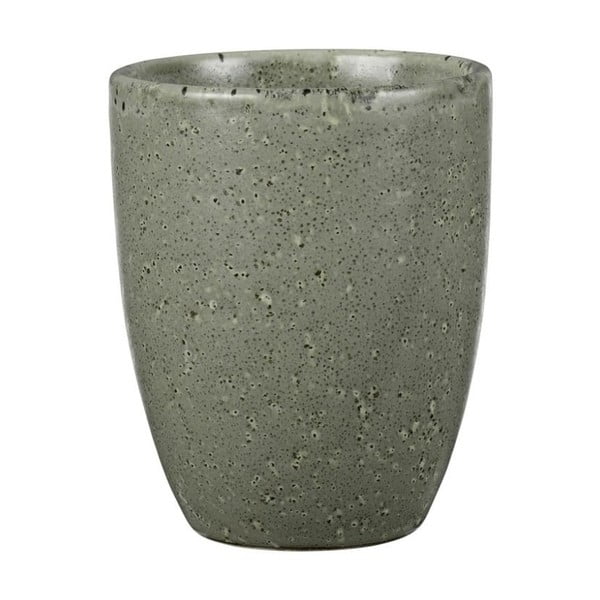 Zaļi pelēka keramikas krūze bez osiņas Bitz Mensa, 300 ml