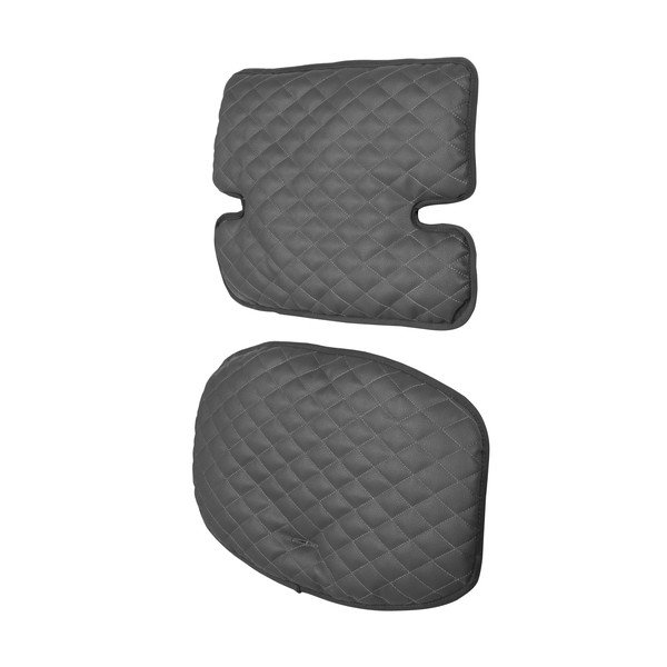 Pelēks bērnu pusdienu krēsliņa spilvens Luxe – Roba-image-3