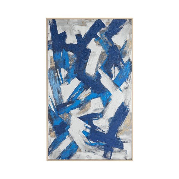 Glezna ar rokām krāsotiem elementiem ar rāmi/uz audekla 127,5x206,5 cm Bold – Bizzotto