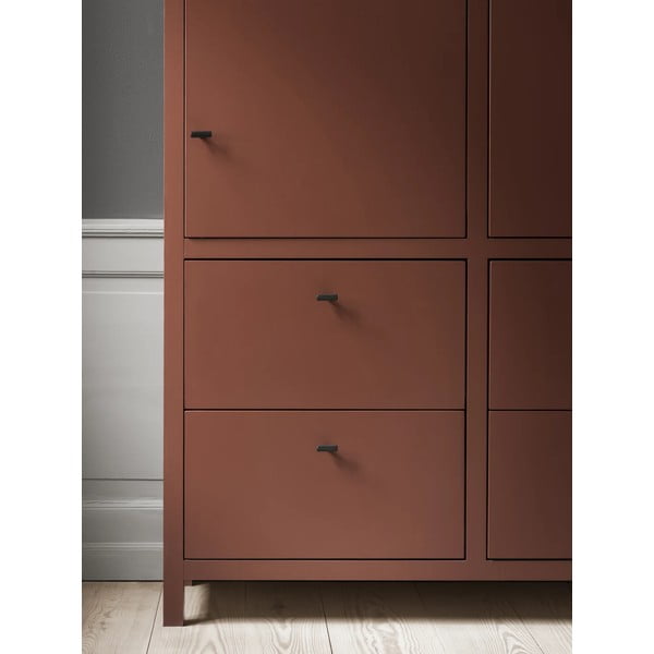 Matētas sudraba krāsas metāla sienas āķi (2 gab.) Rof – Blomus-image-3