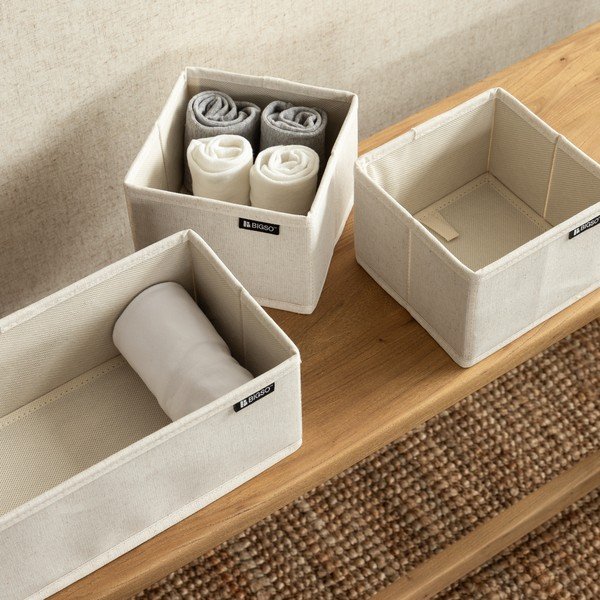 Tekstila atvilktnes organizatori (3 gab.) Soft Storage – Bigso-image-3