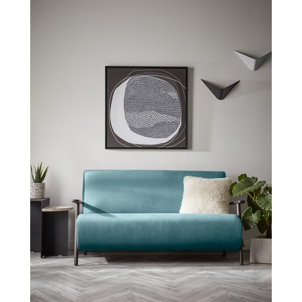 Melna metāla sienas lampa Ginebra – Kave Home-image-3