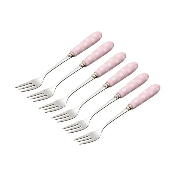 6 kūku dakšu komplekts Kitchen Craft Sweetly Does It-image-1