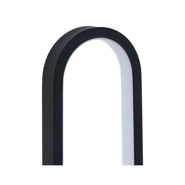 Matēti melna metāla LED stāvlampa ar regulējamu spilgtumu (augstums 130 cm) Loop – Ellos Home-image-4