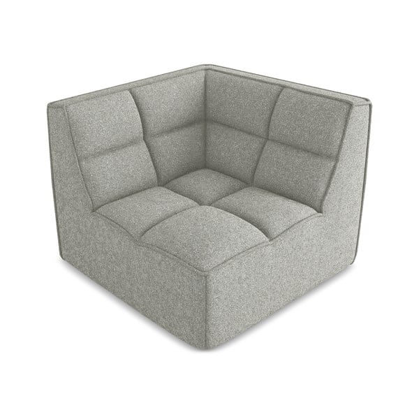 Gaiši pelēka modulārā dīvāna daļa Kalai – Makamii-image-2