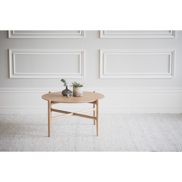Dabīgā ozola glabāšanas galds ø 80 cm Holton - Rowico-image-1